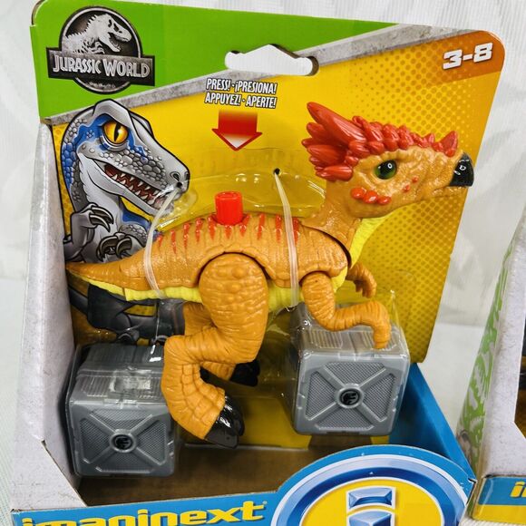 Fisher-Price Imaginext Jurassic World Dracorex Dinosaur & Owen and Blue Lot - Picture 4 of 7